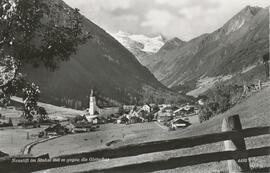 Blick auf Neustift zum Gletscher