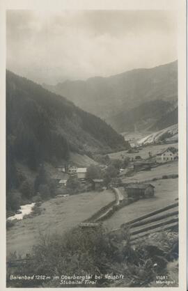 Bärenbad (1252m) mit Blick ins Oberbergtal