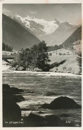 Blick auf den Stubaier Gletscher