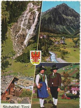Ansichtskarte Ranalt und Grawa Wasserfall