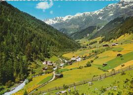 Blick ins Oberbergtal mit Gasthof Bärenbad