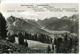 Bergpanorama Stubaier Alpen