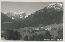 Blick auf Telfes (987m)
