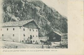 Grußkarte Gasthof Volderau &quot;am Fusse des Zuckerhütl Gletscher&quot;