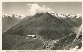 Starkenburger Hütte (2229m) mit Oberbergtal &amp; Unterbergtal