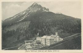 Wallfahrtsort Maria Waldrast mit Serles (2719m)