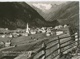 Neustift mit Blick auf Gletscher
