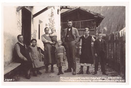 Tiroler letzter Heimkehrer aus Sibirien, Josef Hofer und Familie aus Neustift im Stubaital