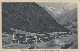 Neustift mit Blick auf den Gletscher