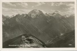 Starkenburger Hütte (2229m) mit Habicht (3280m)