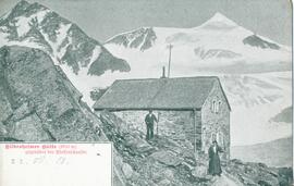 Hildesheimer Hütte (2910m) gegenüber der Pfaffenschneide