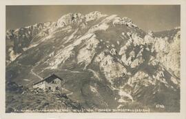 Starkenburger Hütte (2229m) mit Hohem Burgstall (2613m)