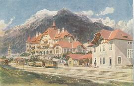 Grand Hotel Stubai mit Stubaitalbahnhof