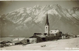 Postkarte Patsch 1002 m; Dorfansicht