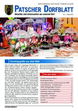 Patscher Dorfblatt 01-2019