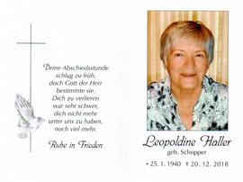 Leopoldine Haller