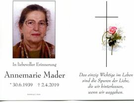Annemarie Mader
