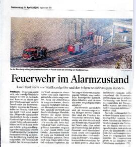 Feuerwehr im Alarmzustand