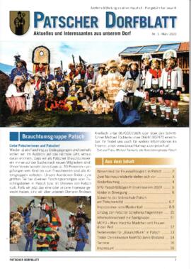 Patscher Dorfblatt 01-2020