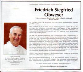 Pfarrer Friedrich Obwexer