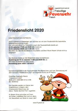 Friedenslicht 2020