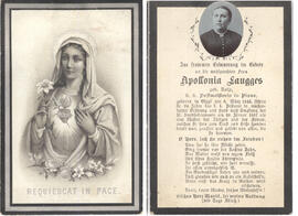 Laugges geb Kolp Apollonia 1907 Postmeisterin Pians