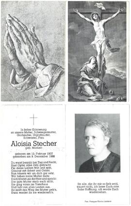 Stecher geb. Morherr, Aloisia