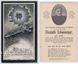 Schwenniger geb. Falch, Elisabeth