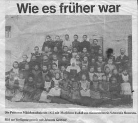 Mädchenschule Gemeindeblatt 1984