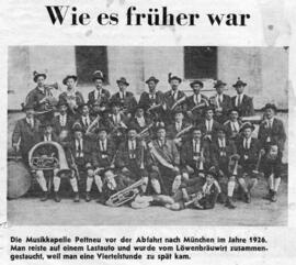 Musikkapelle Pettneu Gemeindeblatt 19780901