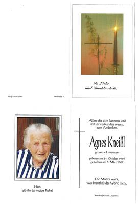 Kneißl geb. Ennemoser, Agnes