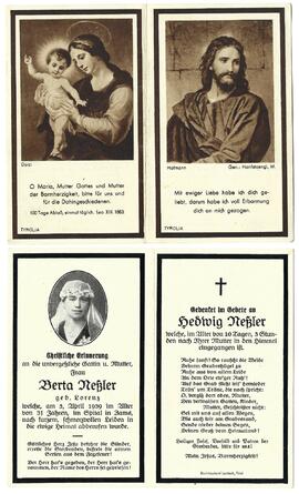 Neßler geb. Lorenz, Berta und Neßler, Hedwig