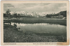 Seefeld gegen das Wettersteingebirge