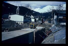 Dorfbahn, Baustelle