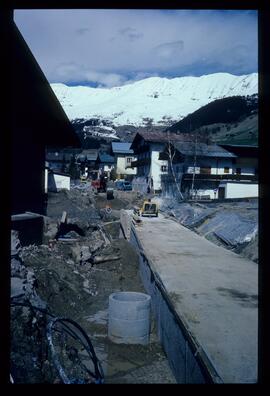 Dorfbahn, Baustelle