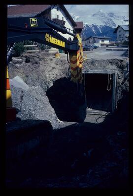 Dorfbahn, Baustelle