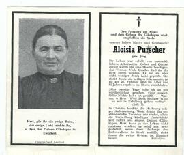 Aloisia Purtscher geb. Jörg 