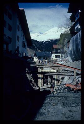 Dorfbahn, Baustelle