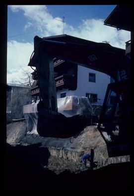 Dorfbahn, Baustelle