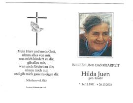 Hilda Juen geb. Knabl