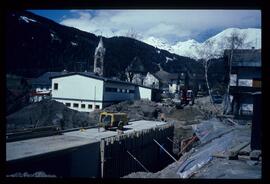 Dorfbahn, Baustelle