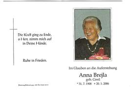 Anna Brejla geb. Greil