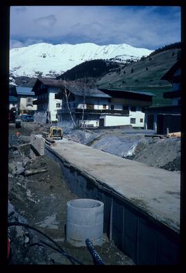 Dorfbahn, Baustelle