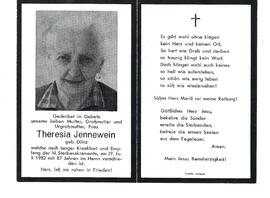 Theresia Jennewein geb. Dilitz