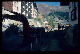 Dorfbahn, Baustelle