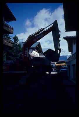 Dorfbahn, Baustelle