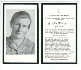 Frieda Kathrein geb. Greil 2