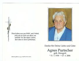 Agnes Purtscher geb. Mangott