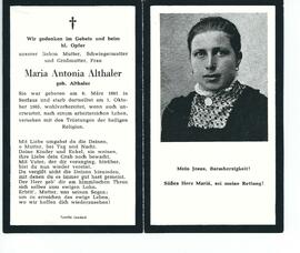 Maria Antonia Althaler geb. Althaler 2
