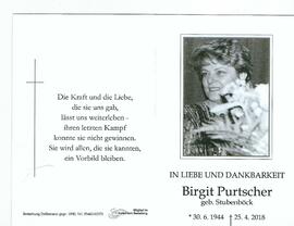 Birgit Purtscher geb. Stubenböck 